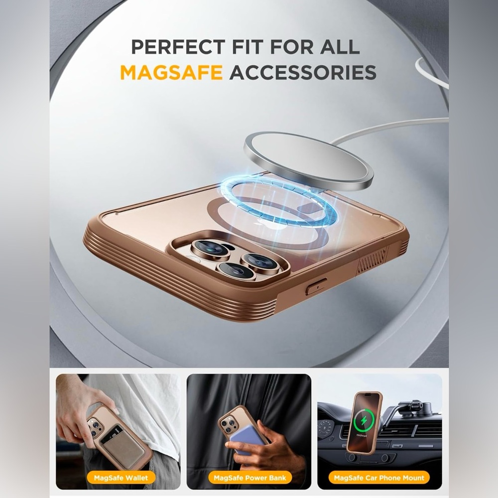New MIRACASE - Case and screen protector for Iphone 16 pro max desert brown - Picture 6 of 8